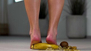 I, uh, crush fruits with my high heels, it's so hot footfetish