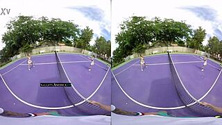 vr threesome - riley reid and melissa moore - naughtyamericavr com