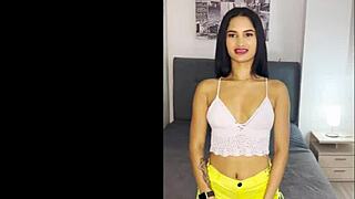 Latina teen undergoes casting interview for first time