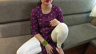 Indian step mom turns step son into lover after fucking with dirty talk