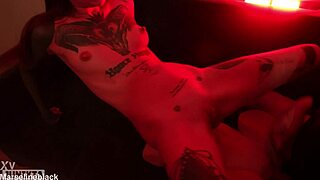 invited a guy to try rough sex with a tantaly fuck doll teen brunette sucking monster cock and getting wet pussy fucked