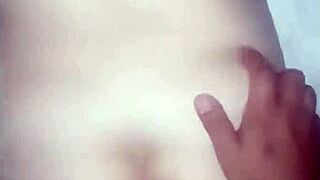 A bold morning romp breaking tight pussy outdoors