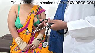Doctor's intriguing check on telugu aunty's boobs in hospital
