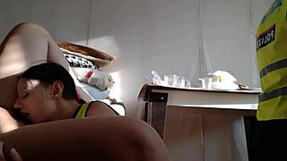 Hot Police Lesbian Threesome Orgasm And Cum