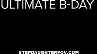 Stepdaughter pov cute brunette teen 18+ family sex with big cock stepdad on birthday