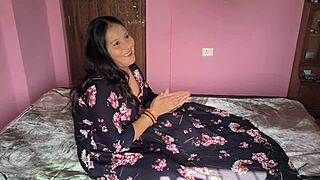 in this pujaprem video, the housewife takes a monster cock deep in her throat and ass