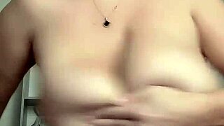 Pleasantly Touching Huge Natural Tits in Morning