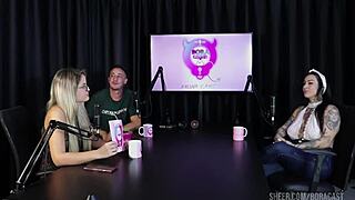 Compilados da Lexi Mallet no Bora Cast com Bruna Carlos Watch on Sheer Red