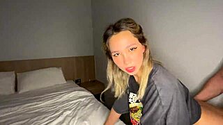 Fucked asian woman hard in her home 😈