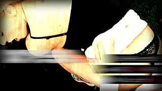 amateur street slut going home with her client for anal sex and cum on ass