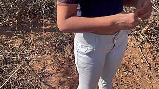 ex girlfriend seduced in jungle alone