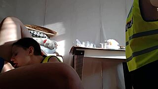 Hot Police Lesbian Threesome Orgasm And Cum