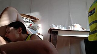 Hot Police Lesbian Threesome Orgasm And Cum