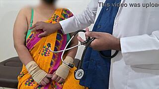 Doctor's intriguing check on telugu aunty's boobs in hospital