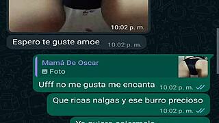 WhatsApp chat with my friend's boss leads to another creampie fuck