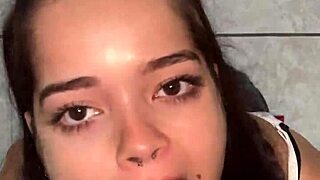 She sucks Wellington Prado's veiny cock before he fucks her