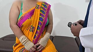 Doctor's intriguing check on telugu aunty's boobs in hospital
