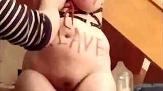 Amateur Slave Sara Bound And Humiliated In Exhibitionist Display