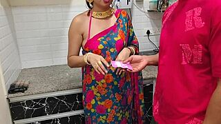 Stepson Asks Stepmom for Female Condom Tutorial and Gets Pussy Creampie