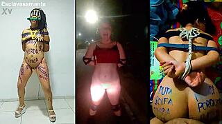 Training that slut Samantha hard.