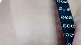 Belt Punishes Pussy Firmly