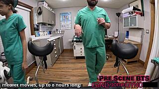 doctor tampa and aria nicole perform the procedure on the patient