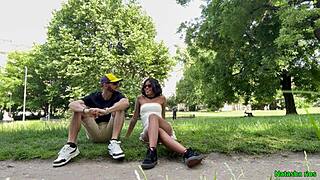 She met a stranger in Prague and he creampied her