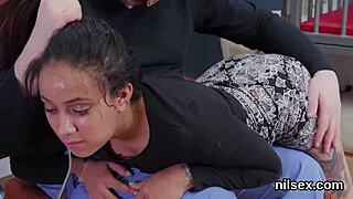 Peculiar Teen 18+ Endures Brutal Anus Therapy In Assylum