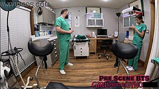doctor tampa and aria nicole perform the procedure on the patient