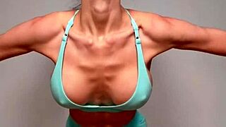 yoga session turns into orgasmic dildo ride with bj and pov fucking