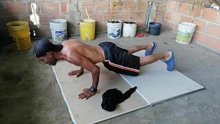 I follow the gym girl and cum inside her tight pussy