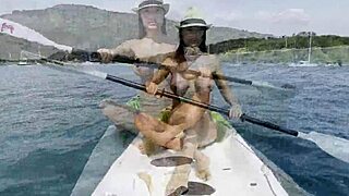 naughty monika fox masturbates and squirts on a kayak in the sea free