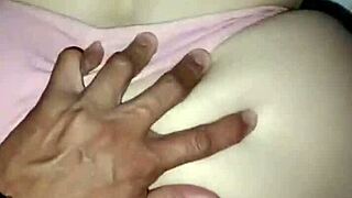 Enjoying a playful spanking session with my girlfriend's mom and a sweet finish