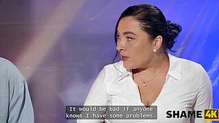 Shame4k: Czech BOSS Christina Santes ENJOYS WILD SEX with STRANGER at WORK