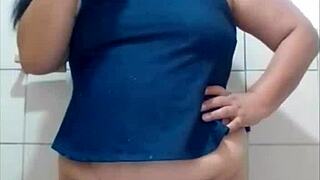 Sexy Milf Latina Touches Herself With Toy