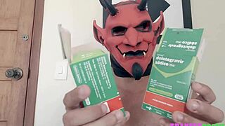 Pep's Homemade Solo With Monster Big Black Cock