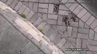 I punushed my sexy neibor poolside for sneakin in