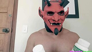 Pep's Homemade Solo With Monster Big Black Cock