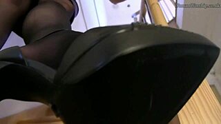 I lick my office bitch's shoes