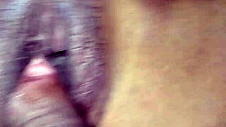 the water broke into her tight wet pussy during orgasm