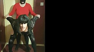 crossdresser takes ass to mouth collection