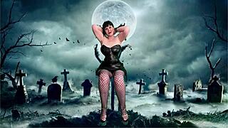 rockin granny carmen gets fingered in this amateur scene