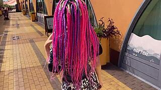 we film crazy vacation video with hard spanking