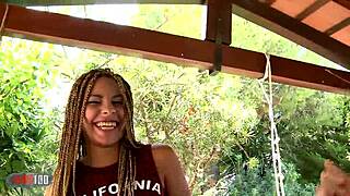 Alana young blonde rasta girl first porn video with riding and deepthroat
