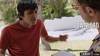 Youth counselor has teen 18+ couple finally get intimate in front of him