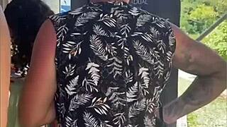 Three Hotties With Hairy Pussies And Big Asses Get Naughty In The Forest!