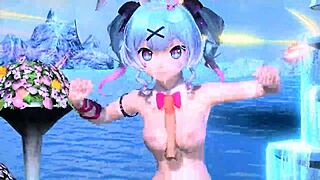 Hatsune Miku Nude Rabbit Hole Costume