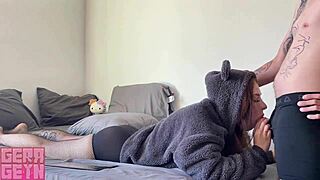 Cute Stepsister Plays Games And Huge Dick