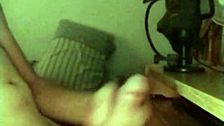 a jerk-off on a rainy day with monster cock