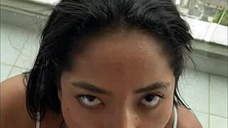 I Give Him A Delicious Blowjob With Deep Throat Before Leaving